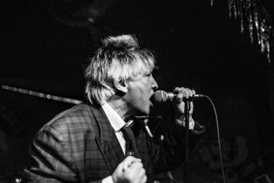 The Bollock Brothers im Wild at Heart Die legend?re britische Punkband The Bollock Brothers spielte-stock-foto