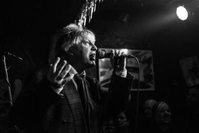 The Bollock Brothers im Wild at Heart Die legend?re britische Punkband The Bollock Brothers spielte-stock-foto