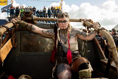 Wacken 2025 Fans trotzem dem angesagten Regen-stock-foto