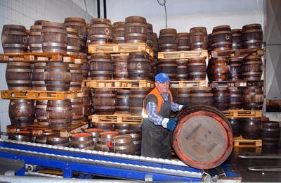 M?nchen, Bayern, Augustiner Brauerei, Bier, Alkoholfrei, Alkoholfreies Bier, Lagerbier, Edelstoff, Bierfass, Fassbier, H-stock-foto