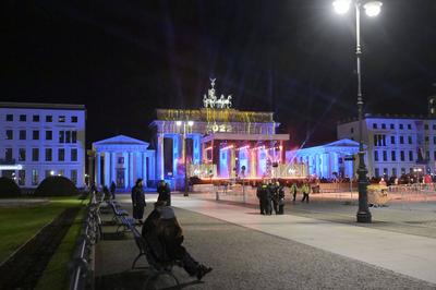 Silvestershow Celebrate at the Gate - Willkommen 2023 am Brandenburger Tor. Berlin, 31.12.2022 *** New Years Eve show Ce-stock-foto