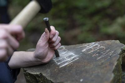 Aktion Suehnezeichen Friedensdienste Buchenwald-stock-foto