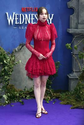 Wednesday Season 2, Part 1 world premiere in London-stock-foto