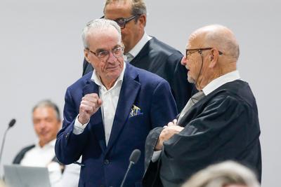 Reichsb?rger Prozess in Frankfurt-stock-foto