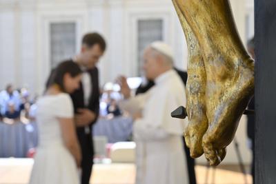 ITALY - POPE LEO XIV  DURING HIS WEEKLY GENERAL AUDIENCE AT  ST PETER'S SQUARE IN THE VATICAN - 2025/7/30-stock-foto