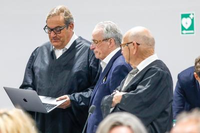 Reichsb?rger Prozess in Frankfurt-stock-foto