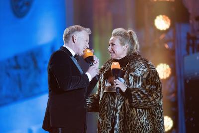 Johannes B. Kerner, Andrea Kiewel Silvester-Party am Brandenburger Tor Celebrate at the Gate 2022 - 2023 Berlin Berlin G-stock-foto