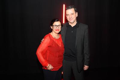 BZ Kulturpreis 2020 im Haus der Berliner Festspiele Christian Petzold Filmemacher mit Ehefrau Aysun Bademsoy Berlin Deu-stock-foto