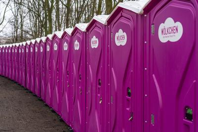 Mobile Toiletten-stock-photo