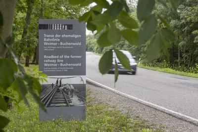 Aktion Suehnezeichen Friedensdienste Buchenwald-stock-foto