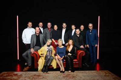 BZ Kulturpreis 2020 im Haus der Berliner Festspiele Volker Kutscher Autor Dana Salenko und Marian Walter Ballett Peaches-stock-foto