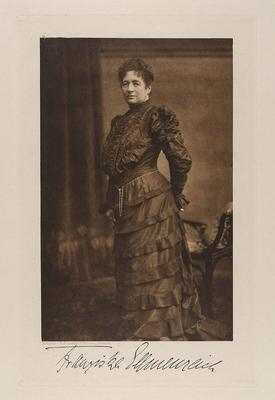Mrs. Franziska Ellmenreich, heroine and society of the German Schauspielhaus from the folder Hamburg men and women at th-stock-foto