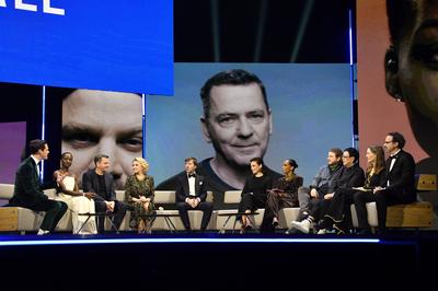 Jo Sch?ck, Lupita Nyong o, Christian Petzold, Oksana Zabuzhko, Albert Serra, Jasmine Trinca, Hadnet Tesfai, Brady Corbet-stock-photo