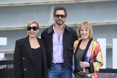 70th San Sebastian International Film Festival: Rainbow Photocall Carmen Maura, Carmen Machi, Paco Leon attended Rainbow-stock-foto