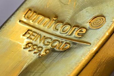 Goldpreis erreicht neue Hoechststaende-stock-foto