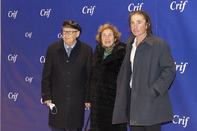 Paris, France February 24, 2022 - Dinner of the Council of French Jewish Institutions (CRIF) - Romanian-born French acti-stock-foto