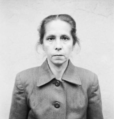 The Liberation of Bergen-belsen Concentration Camp 1945- Portraits of Belsen Guards at Celle Awaiting Trial, August 1945-stock-foto