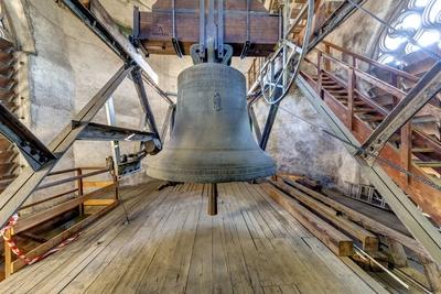 DEU, Deutschland, Stuttgart, 11.09.2016 - Die sogenannte Guldenglocke (Osanna) ist die einzige grosse Glocke im Westtur-stock-foto
