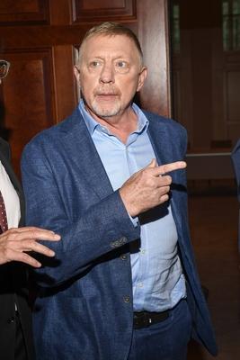 abb Boris Becker bei der Vorstellung der 5.neuen Werbespots Gute Fenster - Gute Nachbarschaft von Fenster.com im Hotel Adlon am 31.Juli 2025 in Berlin Berlin Deutschland *** abb Boris Becker at the presentation of the 5 new commercials Gute Fenster Gute Nachbarschaft by Fenster com at the Hotel Adlon on July 31, 2025 in Berlin Berlin Germany-stock-foto