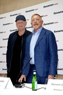 Boris Becker und Lilian, PK im Hotel Adlon, Berlin, 31.07.2025-stock-foto