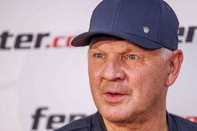 Pressetermin mit Boris Becker und Stefan Effenberg-stock-foto