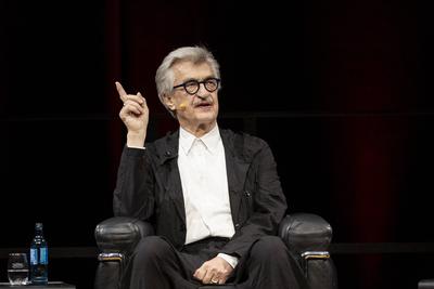Wim Wenders - Ausstellung in der Bundeskunsthalle Bonn-stock-foto