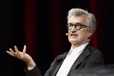 Wim Wenders - Ausstellung in der Bundeskunsthalle Bonn-stock-foto