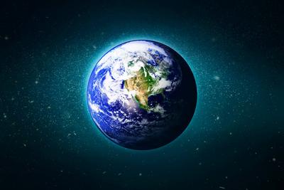 The Earth in the galaxy, Elements of this image furnished by NASA The Earth in the galaxy, Elements of this image furnis-stock-foto