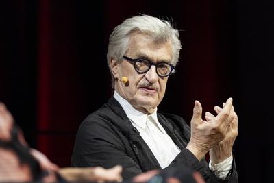 Wim Wenders - Ausstellung in der Bundeskunsthalle Bonn-stock-foto