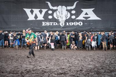Wacken Open Air - Festival 2025 - WOA - 2025 - Blick auf das Festivalgel?nde-stock-foto