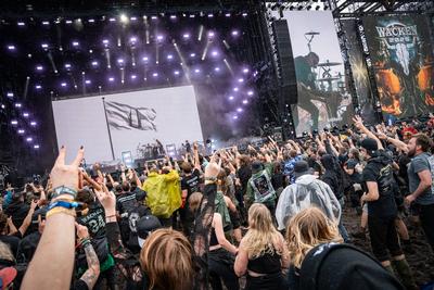 Wacken Open Air - Festival 2025 - WOA - 2025 - Blick auf das Festivalgel?nde-stock-foto