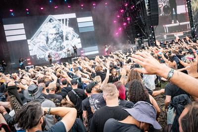Wacken Open Air - Festival 2025 - WOA - 2025 - Blick auf das Festivalgel?nde-stock-foto