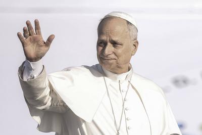 ITALY - POPE LEO XIV  LEADS A  MASS FOR THE JUBILEE OF YOUTH AT TOR VERGATA IN ROME  - 2025/8/3-stock-foto