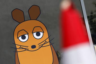 Die Maus geht in Kur-stock-foto