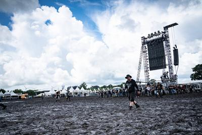 Wacken Open Air - Festival 2025 - WOA - 2025 - Blick auf das Festivalgel?nde-stock-foto