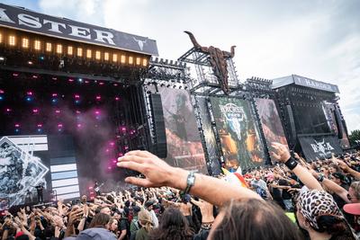 Wacken Open Air - Festival 2025 - WOA - 2025 - Blick auf das Festivalgel?nde-stock-foto