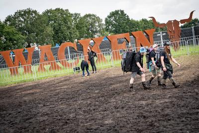 Wacken Open Air - Festival 2025 - WOA - 2025 - Blick auf das Festivalgel?nde-stock-foto