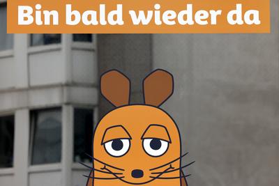 Die Maus geht in Kur-stock-foto