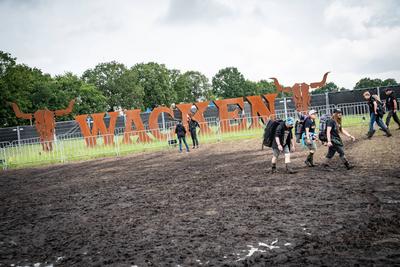 Wacken Open Air - Festival 2025 - WOA - 2025 - Blick auf das Festivalgel?nde-stock-foto