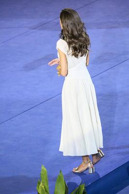 Queen Letizia attends Closing Gala of the 15th edition of the 'Atlantida Mallorca Film Fest'-stock-foto