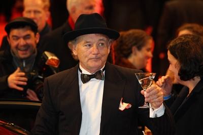 Bill Murray auf der Welt-Filmpremiere THE GRAND BUDAPEST HOTEL (Grand Budapest Hotel) von Regisseur Wes Anderson zur Er-stock-foto