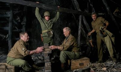 (l to r) Walter Garfield (JOHN GOODMAN), James Granger (MATT DAMON), Richard Campbell (BILL MURRAY), and Frank Stokes (-stock-foto