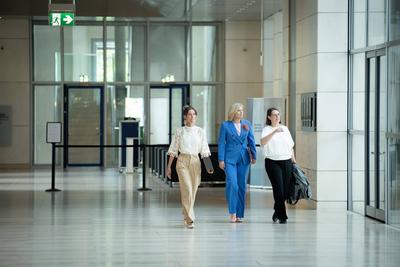 Julia Kl?ckner, Pr?sidentin, Bundestag-stock-foto