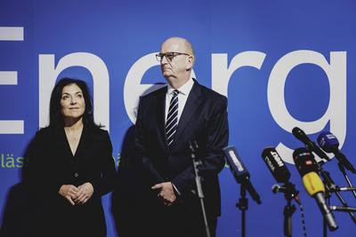 Wirtschaftsministerin Reiche besucht Kohlekraftwerk Schwarze Pumpe-stock-foto