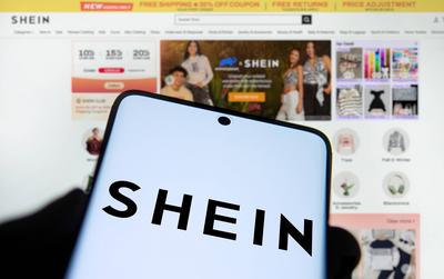 Dhaka, bangladesh- 26 Nov 2024: Shein logo is displayed on smartphone.Shein is a fast fashion retailer company.-stock-foto