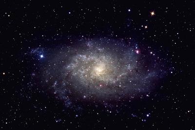 Triangulum Galaxie im Sternbild Dreieck Triangulum Galaxy Messier 33 M33 the great galaxy in the-stock-foto