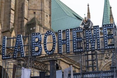 Domstufen Festspiele 2025-stock-foto