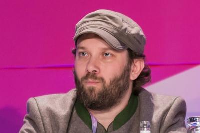 Christian Ulmen Regisseur Schauspieler bei der Session Film & TV Made in Germany ? Meet the Teams-stock-foto