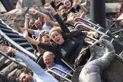 Touristische Sommertour: Mona Neubauer besucht das Phantasialand - 06.08.2025-stock-foto