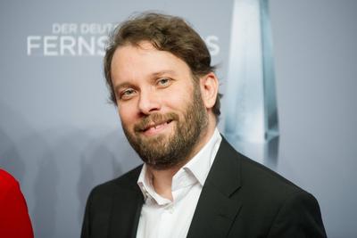 Christian ULMEN (Schauspieler), Brustbild, Verleihung des Deutschen Fernsehpreises, Deutscher Fernsehpreis 2018 in Koeln-stock-foto